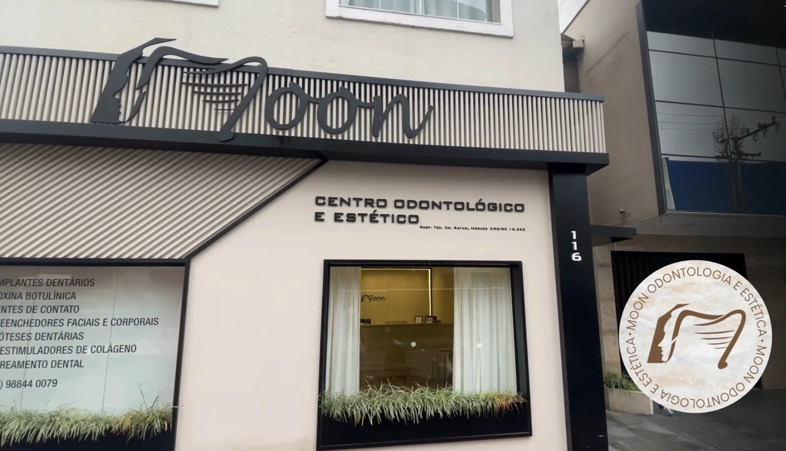 Fachada da Clínica Moon