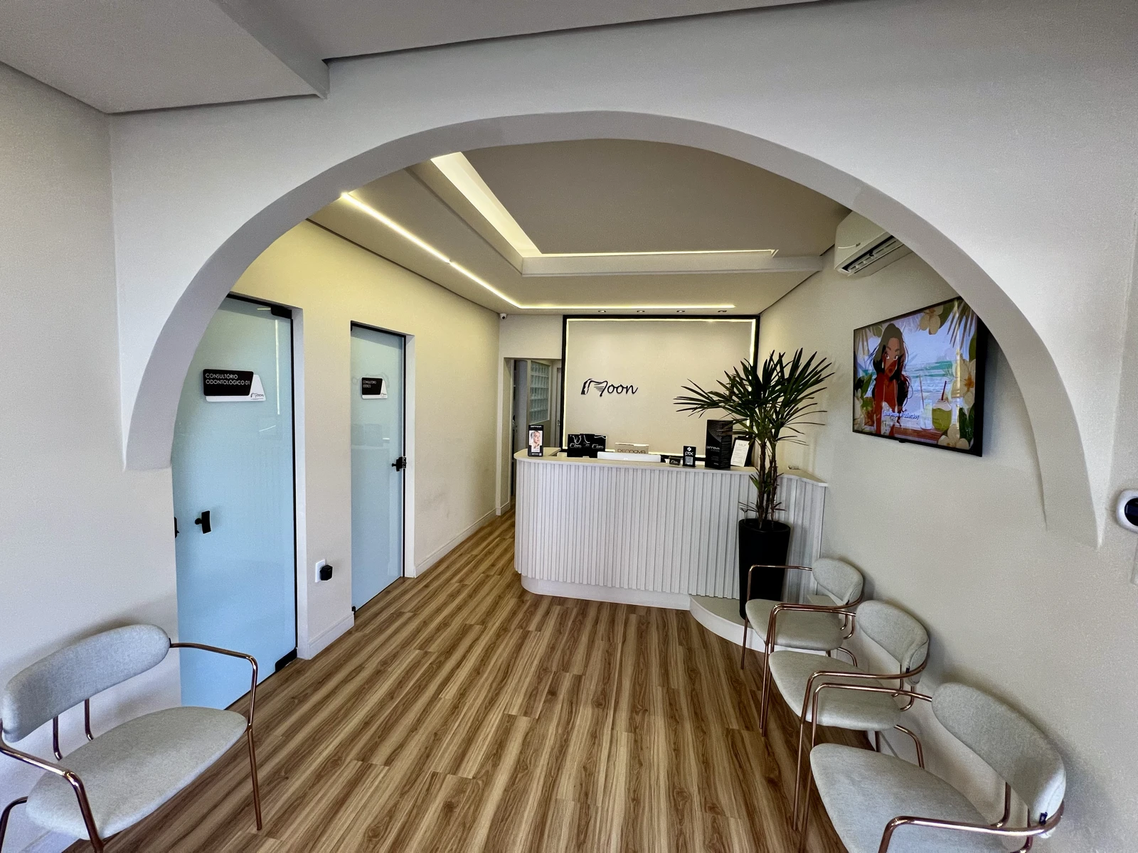 Recepção da Clínica Moon
